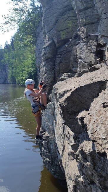 Via Ferrata Hlubok&aacute;