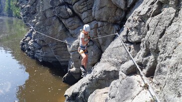Via Ferrata Hlubok&aacute;