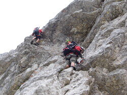 Via ferrata Via Italiana na Mangart