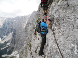 Via ferrata Via Italiana na Mangart